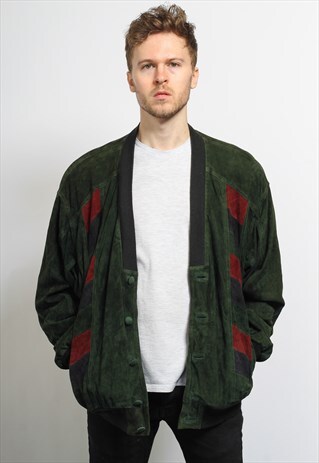 VINTAGE SUEDE BOMBER JACKET