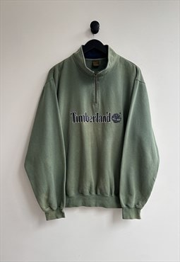 Vintage Timberland Half Zip Sweatshirt Pullover