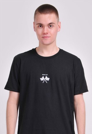 BLACK CATCH UP T-SHIRT
