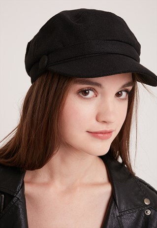 BAKER BOY HAT - BLACK