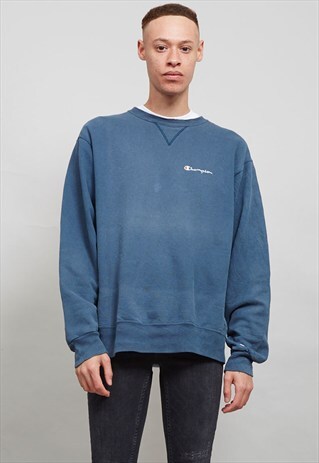 TEAL GREEN VINTAGE 80'S OVERSIZED CHAMPION SWEATER