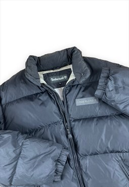 Timberland Vintage Y2K Black puffer jacket Drawstring waist