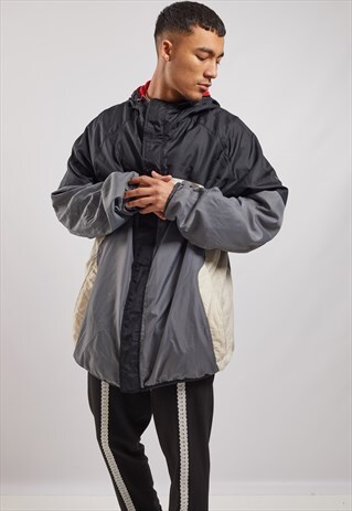 VINTAGE NIKE REVERSE LIGHTWEIGHT FLEECE-LINED JACKET