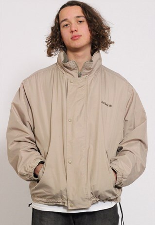 VINTAGE TIMBERLAND FLEECE LINED JACKET