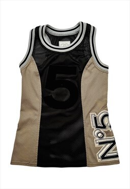 Chanel ID Basketball Jersey Vest with CC Logo Vintage XS