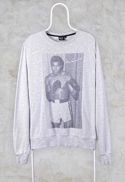 Muhammad Ali Sweatshirt Official Grey Large