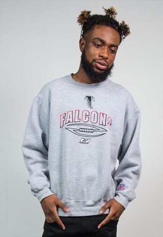 VINTAGE REEBOK SWEATSHIRT ATLANTA FALCONS NFL