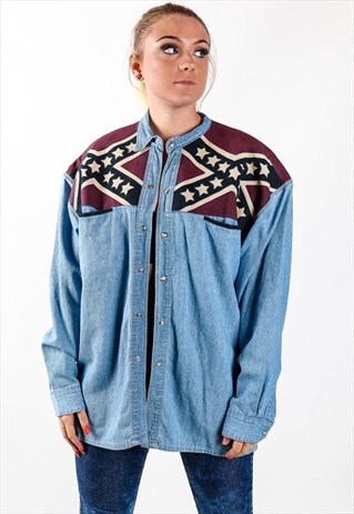 VINTAGE DENIM SHIRT S594