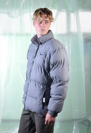 VINTAGE NIKE GREY PUFFA JACKET