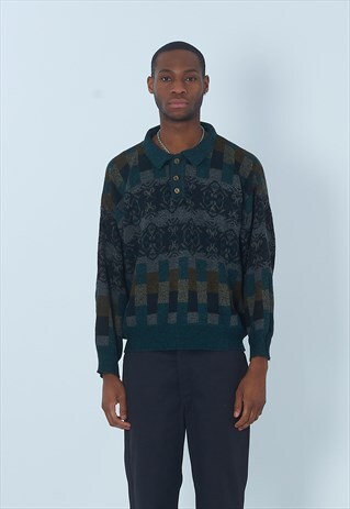 VINTAGE DHAGA KNITTED JUMPER