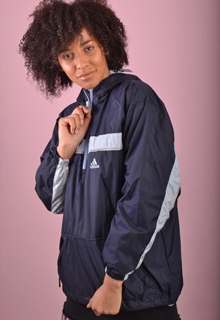 BLUE ADIDAS SHELL JACKET GTJ3471