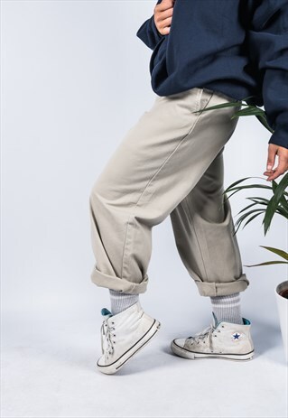VINTAGE DOCKERS TROUSERS IN BEIGE