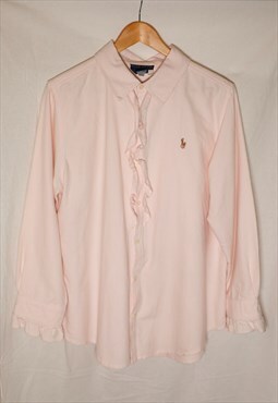 Vintage Polo Ralph Lauren Pink&White Stripped Shirt