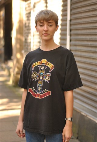 VINTAGE GUNS AND ROSES ROCK BAND TSHIRT