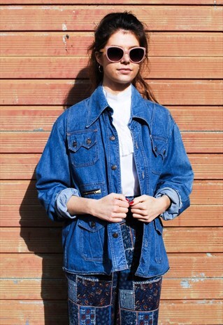 VINTAGE 70S BLUE DENIM JACKET