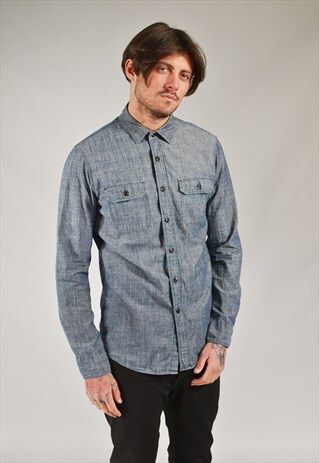 VINTAGE LONG SLEEVE SHIRT GREY