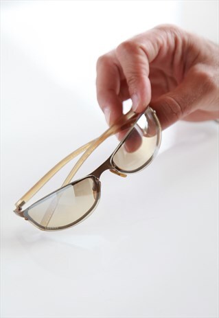 VINTAGE BROWN FRAME, BROWN LENSES.