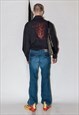 90'S VINTAGE ICONIC STREETSTYLE STRAIGHT JEANS IN DARK WASH