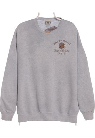 LEE 90'S CREWNECK SWEATSHIRT XLARGE GREY