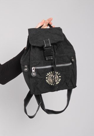 VINTAGE 90S CANVAS SPORTS SMALL BACKPACK RUCKSACK