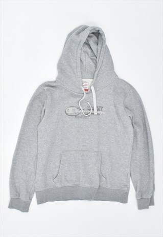 VINTAGE 90'S CHAMPION HOODIE JUMPER GREY