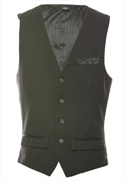 Vintage Guess Black Waistcoat - S