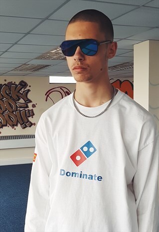 DOMINATE LONG SLEEVE T-SHIRT WHITE