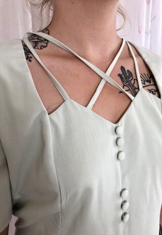IVORY CLASSIC VINTAGE DRESS