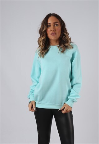 SWEATSHIRT JUMPER OVERSIZED LEE PLAIN UK 14 (HW5O)