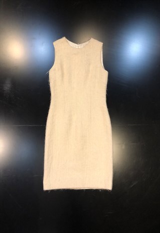 MOSCHINO KNIT CREAM DRESS