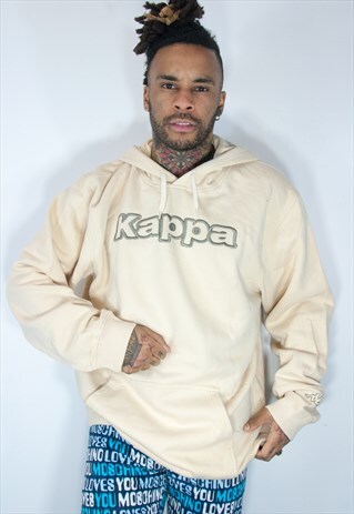 KAPPA VINTAGE HOODIE CREAM