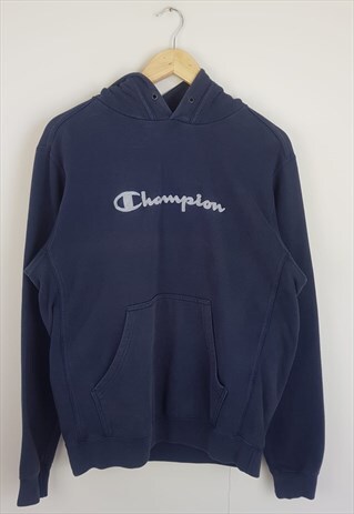 champion hoodie navy blue
