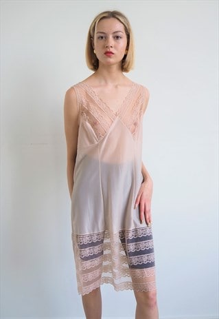 SHEER SLIP DRESS
