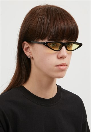 NEO SLIM BLACK YELLOW SUNGLASSES
