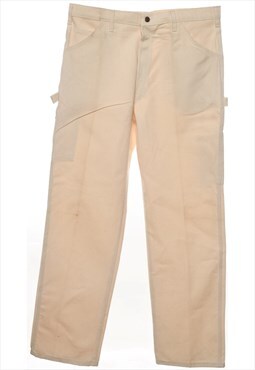Vintage Dickies Beige Straight-Fit Jeans - W38