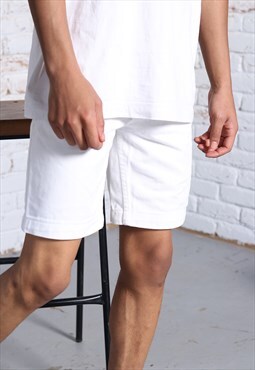 Vintage Missoni Logo Shorts White