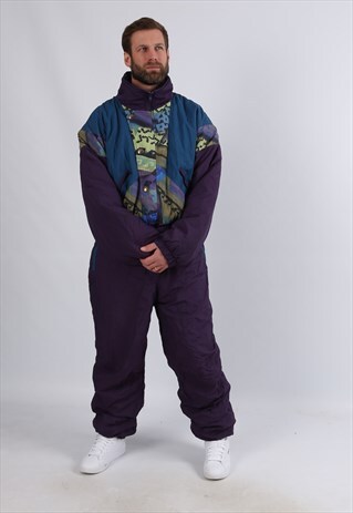 VINTAGE RODEO FULL SKI SUIT TALL UK XL 44 - 46" (JKVH)