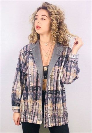 VINTAGE OVERSIZED PATTERN SHIRT