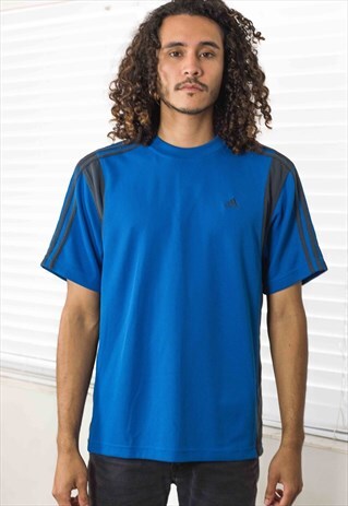 VINTAGE ADIDAS T-SHIRT LOGO 90S M 8.8