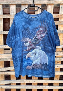 Gildan the mountain blue eagle usa nature T-shirt XL