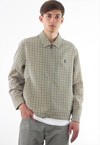 VINTAGE YVES SAINT LAURENT HARRINGTON 90S BEIGE