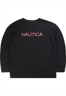 Vintage 90's Nautica Sweatshirt Spellout Heavyweight