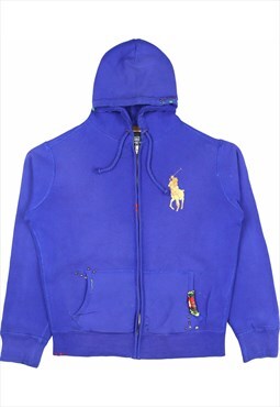 Vintage 90's Ralph Lauren polo Hoodie Zip Up Hooded