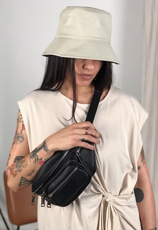 CREAM TIE FRONT SLEEVELESS MAXI DRESS