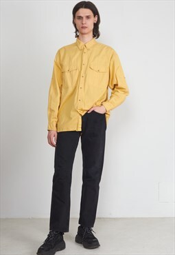 Vintage Yellow Long Sleeve Shirt
