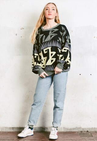 VINTAGE 80S LACOSTE SLOUCHY SWEATER