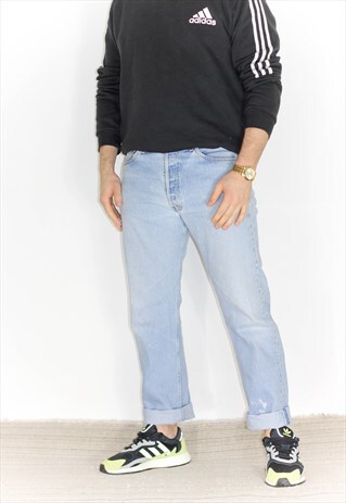 VINTAGE 90'S 501 LIGHT BLUE LEVI JEANS