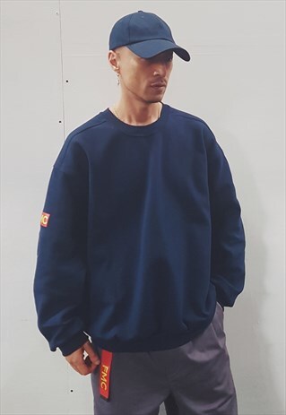 FMC OVERSIZED SWEATSHIRT NAVY BLUE