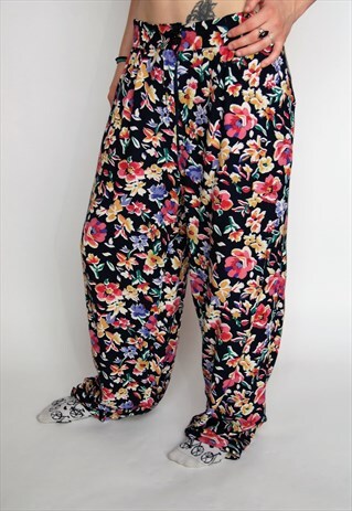 VINTAGE LOUD PRINT FESTIVAL TROUSERS