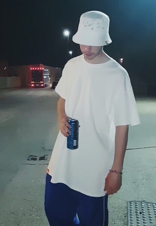 FMC BAGGY OVERSIZED T-SHIRT PLAIN WHITE